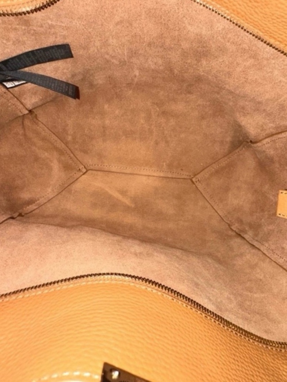 Ted Baker Camel Leather Tote with Silver Accent - Picture 8 of 8